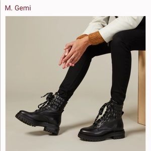 M.Gemi Gemma Moto Combat Boots